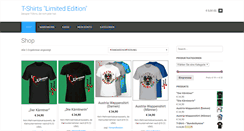 Desktop Screenshot of limited-shirts.com